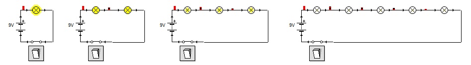 diagrama circuito en serie y paralelo