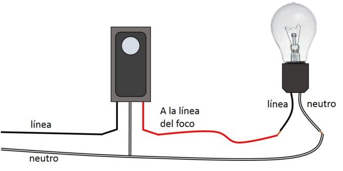 fotocelda diagrama electrico